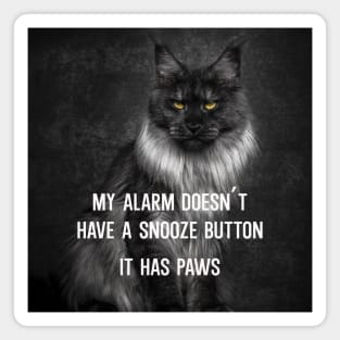 my Alarm has Paws Magnet